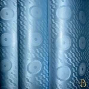 Bazin Getzner- Bleu clair