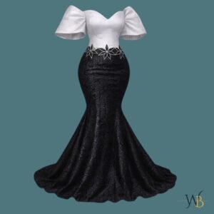 ROBE‑SIRÈNE BICOLORE • WakaneBazin