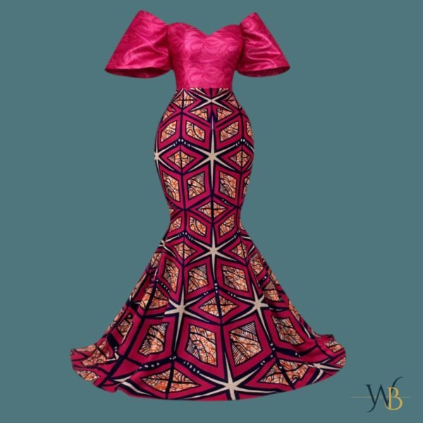 ROBE‑SIRÈNE BICOLORE • WakaneBazin