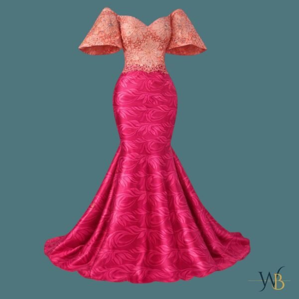 ROBE‑SIRÈNE BICOLORE • WakaneBazin